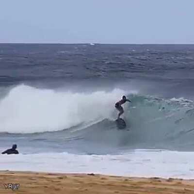 Surfer Does A Flippity Doo Dah