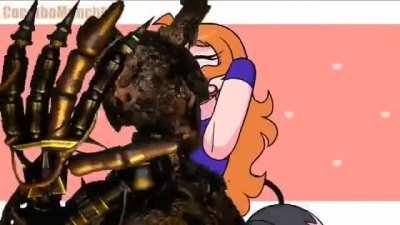 Meanwhile William Afton in the darkest pit of hell: