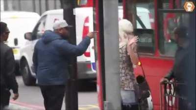 to intimidate this Lady