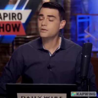 Ben Shapiro, hypothetical optimal human centipede position.