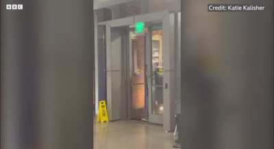 Israeli Embassy shooting suspect  shouts “Free Palestine!” as he arrested by police.