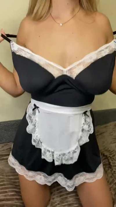 Can I be your personal busty maid?