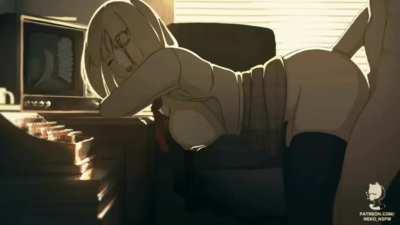 Clapping Ass in Office