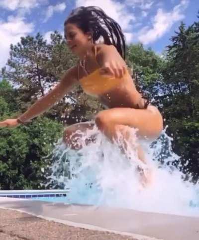 Perfect form. Max leg power. Difficulty 12/10.