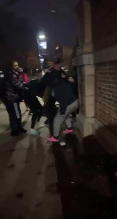 Some fight that happened after a school event (I didn’t record and don’t know the backstory)