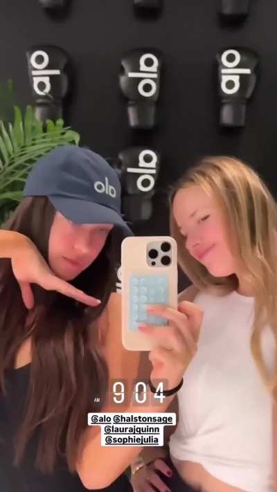 In the Alo Gym | IG Story 26.11.2024