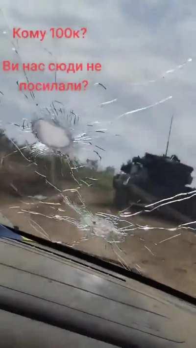 First British delivered Challenger-2, now burning in Ukraine. 