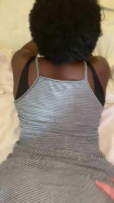 I told him I wasn’t wearing panties, then this happened 😋