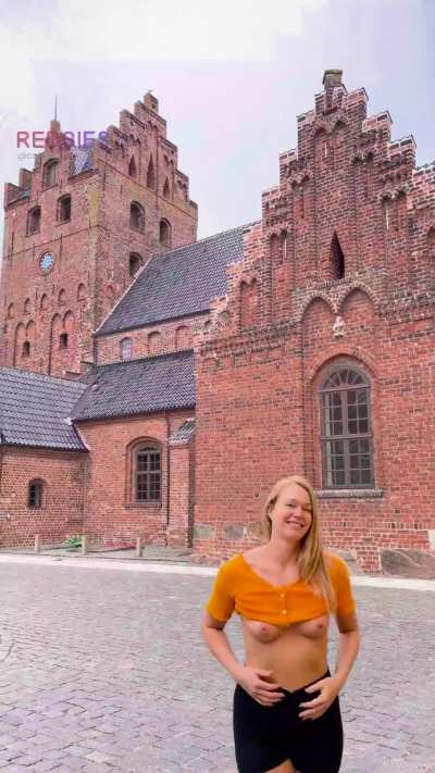 church or tits your choice