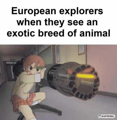 Hunting species to extinction is great fun!