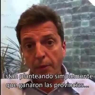 Massa mintiendole a los jubilados.