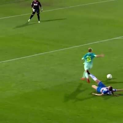 To stop her from scoring