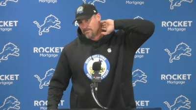 [Highlight] Dan Campbell gives the stadium staff at Ford Field a shoutout during his press conference: “They didn’t intend on spending their whole weekend and really the next week leading into Thanksgiving dealing with all this.”