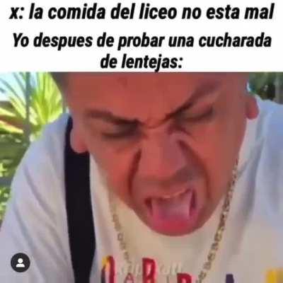 Lentejas con huevo, la wea mala