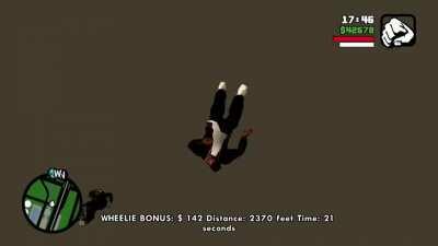 I was just randomly doing long wheelies and all of a sudden I teleported to a nice spot