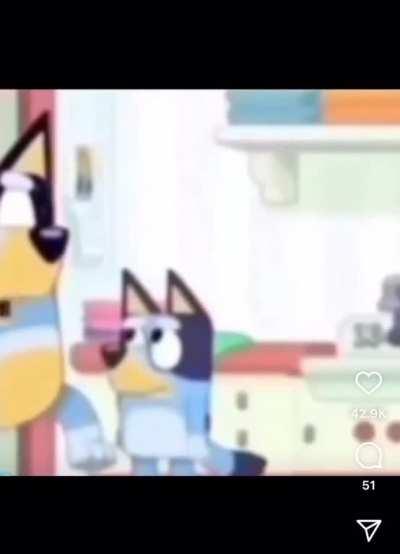 How is Bluey healthy to watch with all this mold? 