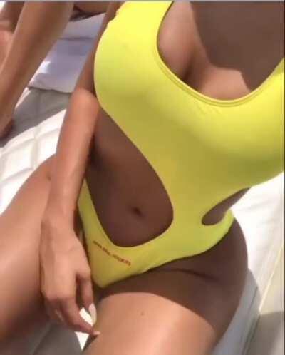 Kylie's amazing body.