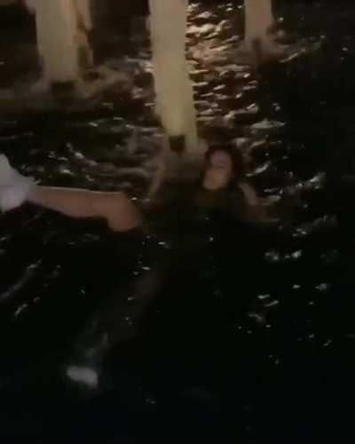 HMB while I go for a swim in this fountain after the party