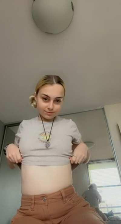 The tiniest titty drop you’ll see today [ST]