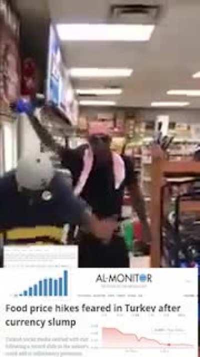 Turks when they see super market prices goes up again, but at this point they give zero shit.
