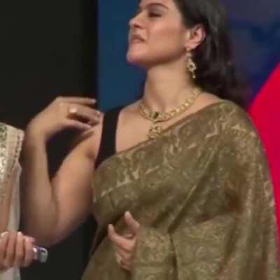 Kajol Flashing her meaty pits to make you hard