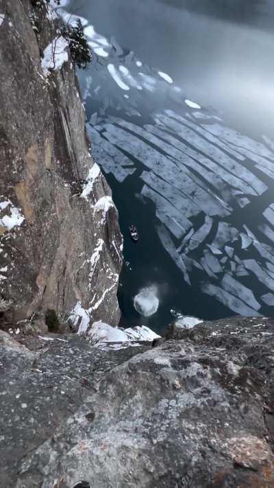 Death jump world record by Ken Stornes😳😳