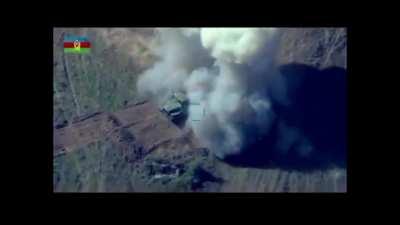 Compilation of Azerbaijani Drone Strike Videos - bad quality since this is a reuploaded video from Twitter, the next 3 posts are also going to be in bad quality, unfortunately