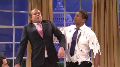 I can break the President in two WITH MY BARE HANDS