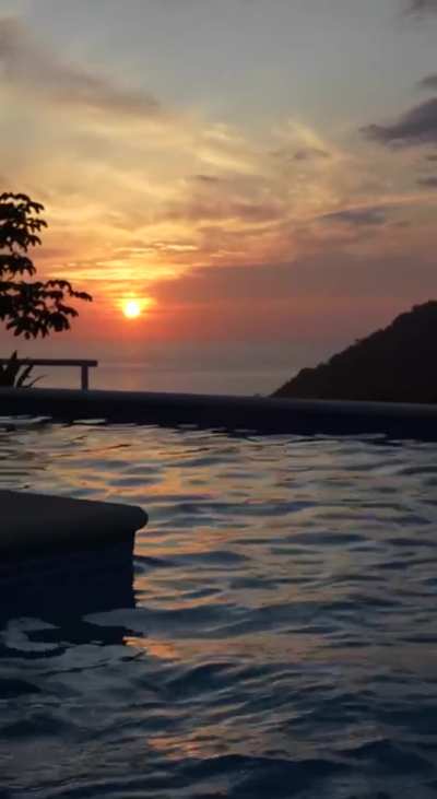 I'm in the pool waiting