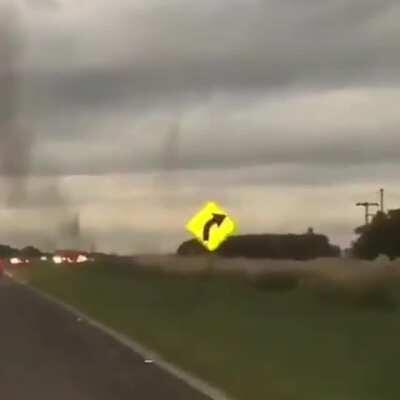 Mosquito tornado in Pinamar,Argentina