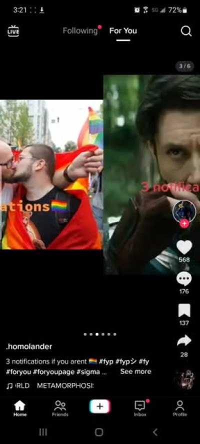 straight up homaphobic