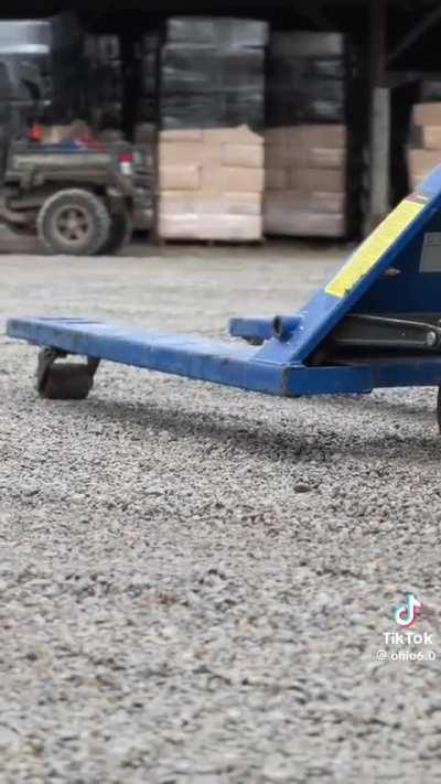 Name a harder pallet jack, I'll wait