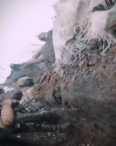 Ukrainian Squad Storms Trench and Eliminates Russian Soldiers, Donbass Frontline - 2022