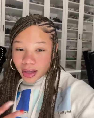 Storm showing different shades of blue 💙