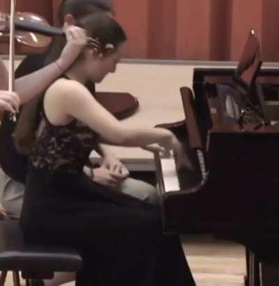 Giving his wife one last thrill.