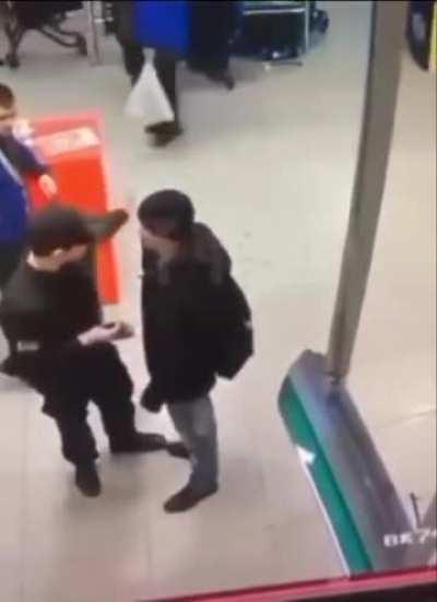 Punches The Guard Than Pays The Price