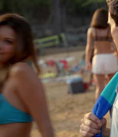 Love how Nina Dobrev's tits are just begging to be let out