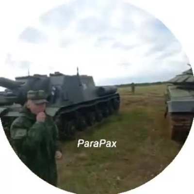 T34 tanks recently spotted at a russian training ground