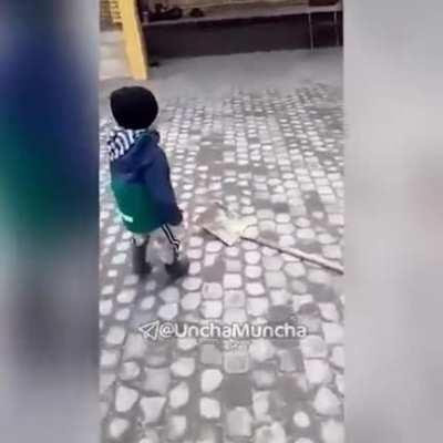 Don't mess with a shovel