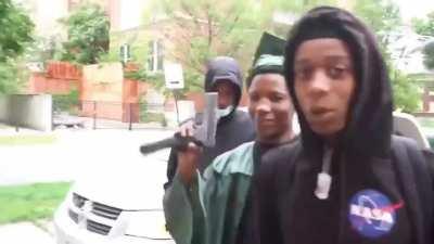 Underage Chicago teens show off their firearms following their 8th-grade graduation