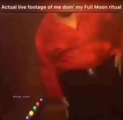 HAPPY FULL MOON, GUYS! 🖤🌚😄