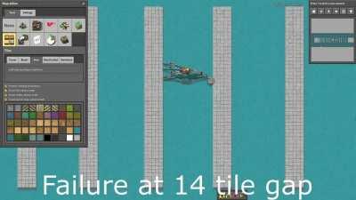 Spidertron water traversal test