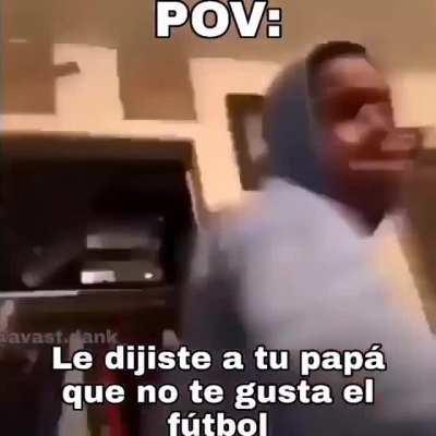 No papa no quiero jugar furbo😢