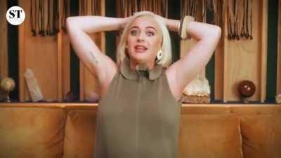 Katy Perry is showing her pits extensively in this video .. almost the whole video. No way this is accidental lol .. she knows how sexy they are.