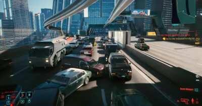 Cyberpunk's AI is Oblivion tier