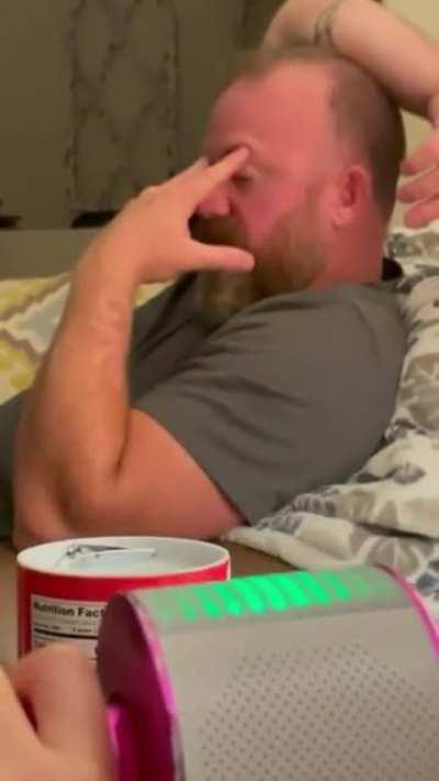 WCGW Getting her this loud microphone for her birthday