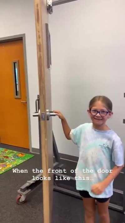 Bullet-Resistant Classroom Door
