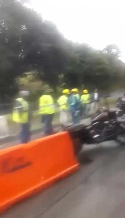 Not a car but definitely an idiot..