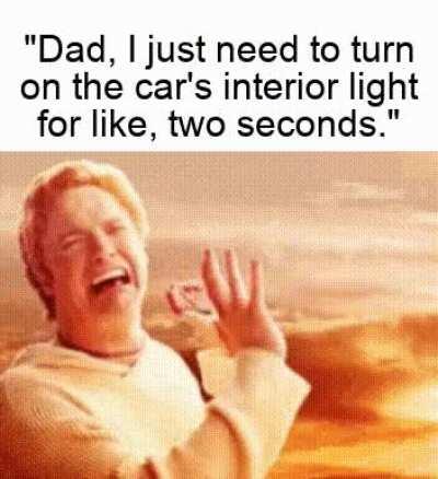 Dad, it's not that big a deal...