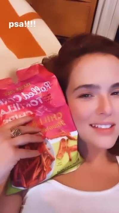 Zoey and her chips 3